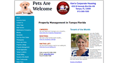 Desktop Screenshot of kenscorporatehousing.com